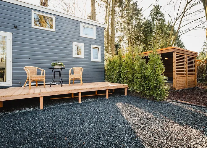 Tiny - Rustig - - In De - Sauna Semesterbostad Putten